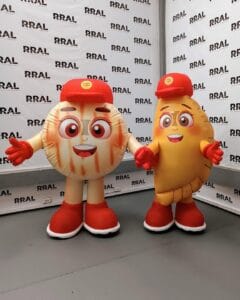 Disfraces de arepa y empanada