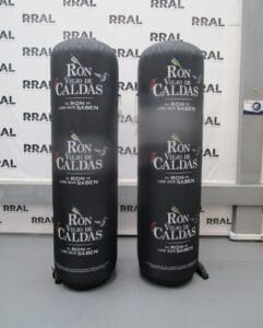 Cilindro negro de ron caldas