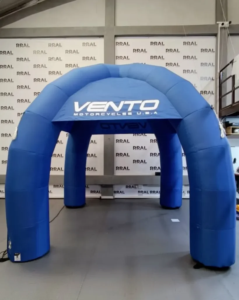 carpa vento motorcicles azul